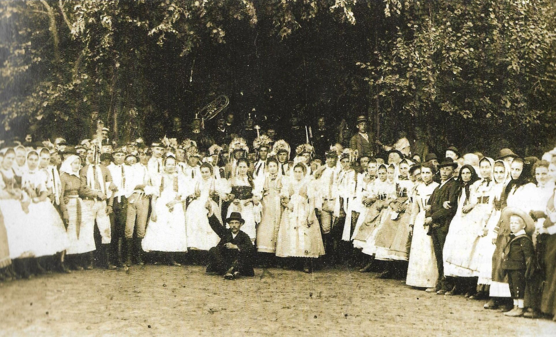 Hody v Lednici 1905, EÚ MZM Brno.