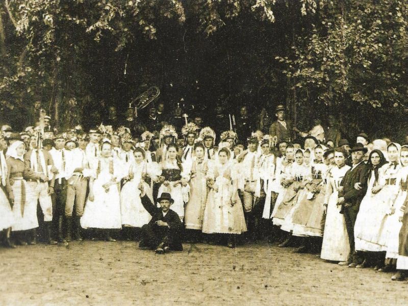 Hody v Lednici 1905, EÚ MZM Brno.